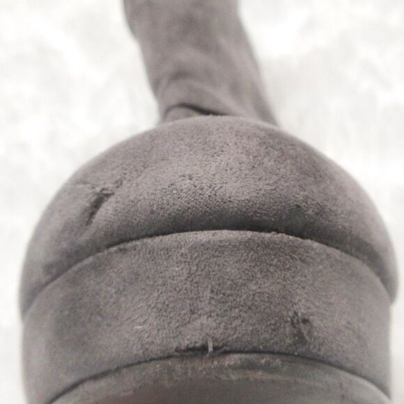 🍍3/$15🍍Forever 21 Gray Heeled Ankle Boots - Picture 7 of 8